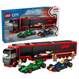 LEGO CITY 60445 F1 Ciężarówka z bolidami RB20