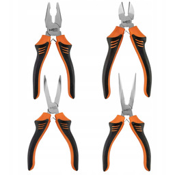 Neo Tools Zestaw Szczypiec 4 szt. Kombinerki Boczne