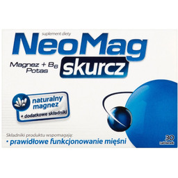 Neomag Skurcz Magnez+Potas+Witamina B6 suplement diety 30 tabletek