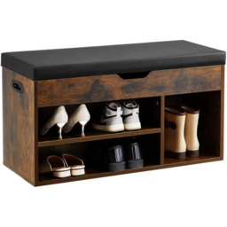Ławka na buty do przedpokoju z poduszkami, 805x305x445