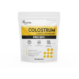 Proton Labs Colostrum Liofilizowane PRO 60%, 30 kaps.