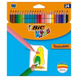 Bic - Kids Tropicolors Kredki ołówkowe 24 kolory