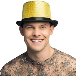 Boland - Błyszczący cylinder Caprice, kapelusz na kostiumy