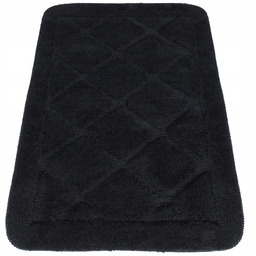 Dywanik Łazienkowy Czarny Duży 60x100cm Miękki Soft Antypoślizg