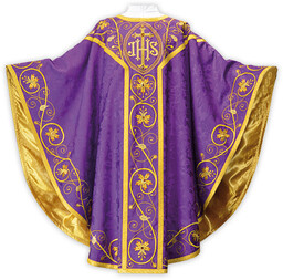 Ornat haftowany "Massimo-Viola"