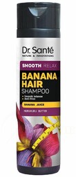 Wygładzający szampon do włosów z sokiem bananowym, Dr.