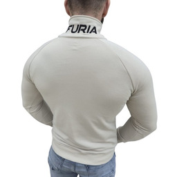 Bluza męska beżowa ze stójką Furia