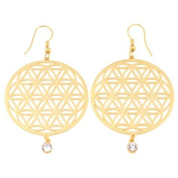 Kolczyki duże kwiat życia (P22/LAT/78AU)