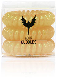 HH Simonsen Hair Cuddles Gold Złote gumki