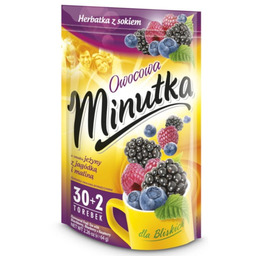 Minutka Jeżyna Jagoda Malina Ex30 herbata eksprsowa owocowa