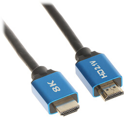 Kabel HDMI-0.5-V2.1 wtyki proste 0.5m v2.1