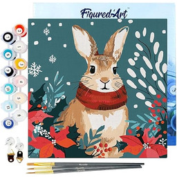 Figured''Art Mini malowanie według numerów dla dorosłych 20x20cm
