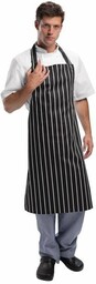 Whites Chefs Clothing Fartuch czarno-biały 97x71cm I Whites