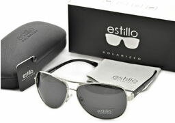 Estillo Okulary Pilotki przeciwsłoneczne z polaryzacją EST-602-4