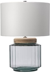 ELSTEAD LIGHTING Lampa stołowa LUGA LUGA-TL-NATURAL szklana oprawa