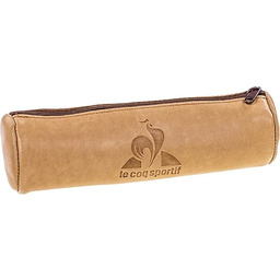 LE COQ SPORTIF Okrągły piórnik 22x6 cm Skóra