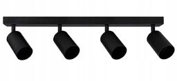 Mdeco Kierunkowy plafon jadalniany SLP8175 minimalistyczne tuby czarne