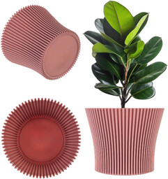 Doniczka na kwiaty Estrela 17cm różowy