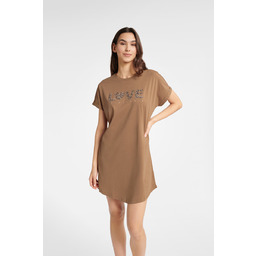 Koszulka Boutique 40616-88X Karmelowa Karmelowy, S