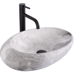 Rea Umywalka nablatowa Rea Roxy C Stone L.GREY