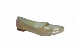 Balerina złota na szerszą stopę obcas 1cm nr.37
