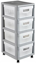 CURVER Regał Infinity 239845 Szaro-biały