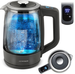 Czajnik elektryczny szklany regulacja temperatury Berdsen