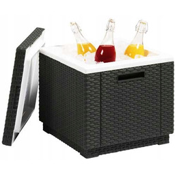 Pufa Ogrodowa z lodówką schowek siedzisko Ice Cube