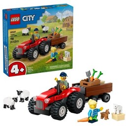 LEGO 60461 City Czerwony traktor z przyczepą