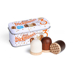 Drewniane ciepłe lody Mini Dickmann''s w puszce Erzi