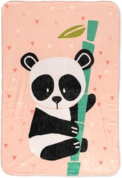 HappyFriday Moshi Moshi Panda Garden Koc Wielobarwny Mikrofibra