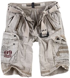 spodnie bojówki krótkie ROYAL SHORTS - ROYALWHITE-L