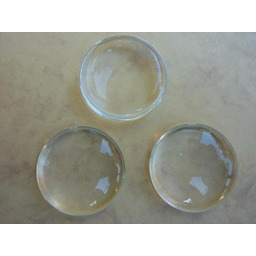 [01635h3] Kaboszon szklany okrągły 35mm 30 sztuk