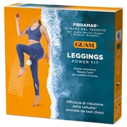Guam Legginsy Antycellulitowe Wyszczuplające Power Fit Blue S-M