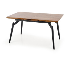 Stół rozkładany cambell naturalny / czarny (140-180x80 cm)