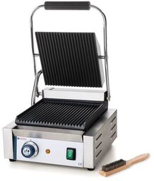 GRILL ELEKTRYCZNY KONTAKTOWY PŁYTY RYFLOWANE HENDI 1800