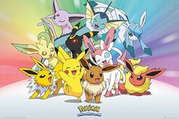 empireposter Pokemon Pokémon Eve gra wideo Anime Plakat