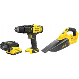 Stanley Fatmax Zestaw V20 odkurzacz; wiertarko-wkrętarka 1x2Ah SFMCK219D1