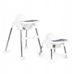 Krzesełko fotelik do karmienia 2w1 tacka pasy Ecotoys