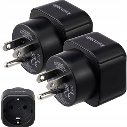 2x ADAPTER PODRÓŻNY PRZEJŚCIÓWKA TYPU B USA KANADA
