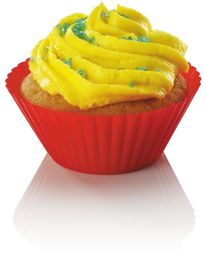 Silikonowe foremki do muffinów. DELUXE (6 w opakowaniu)