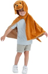 Deluxe Puppy Plush Cape, Kids - - S-M