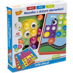 SMILY PLAY Zabawka edukacyjna Guziczkowa Mozaika SP82925
