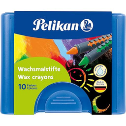 Pelikan 2056075 Kredki Świecowe, Wielokolorowy, 10 sztuk