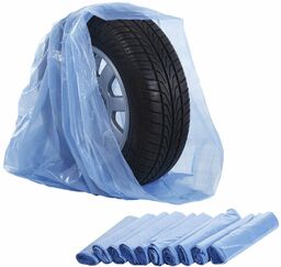 Worki na opony niebieskie LDPE 58cm - 100