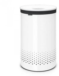 Brabantia Kosz na bieliznę 60L White pokrywa