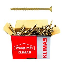 WKRĘT-MET Wkręty ciesielskie do drewna 4,5x80mm 250 szt.