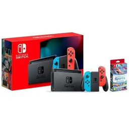 Nintendo Switch Joy-Con v2 Czerwono-niebieski + Switch Sports
