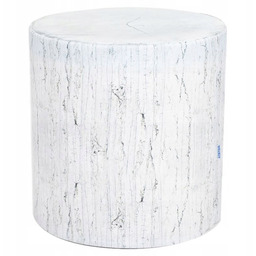 Pufa do ogrodu biały pniak