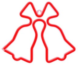 NEOLIA Neon LED CHRISTMAS Dzwonki czerwone